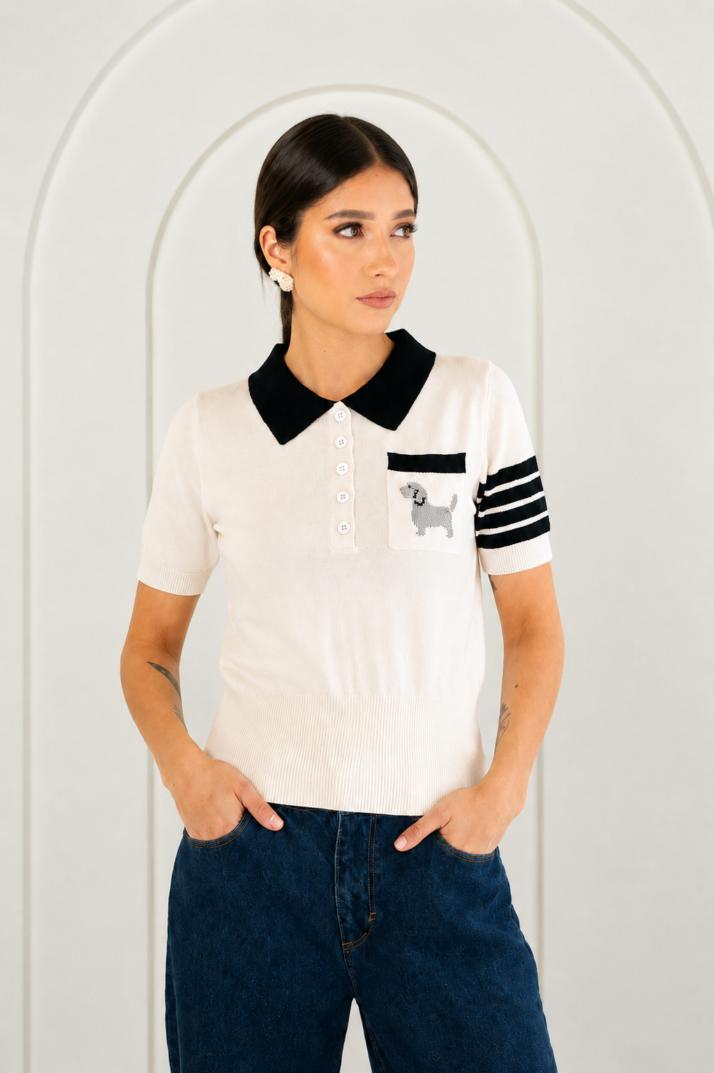 CAMISA POLO TEJIDA 1222
