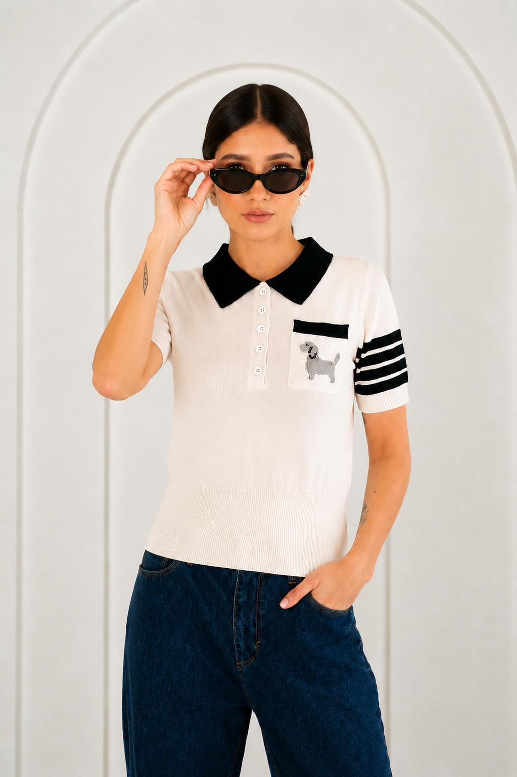 CAMISA POLO TEJIDA 1222