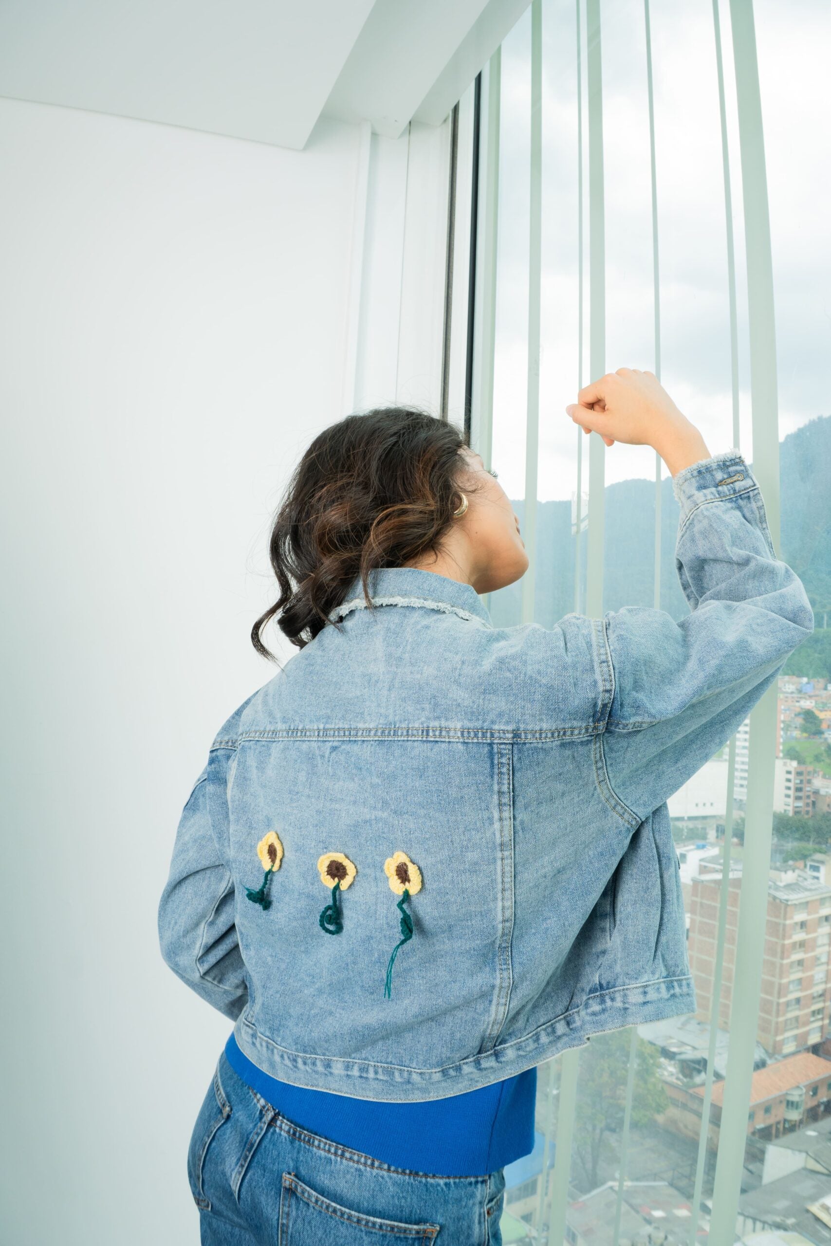 CHAQUETA DENIM+APLIQUE 1360