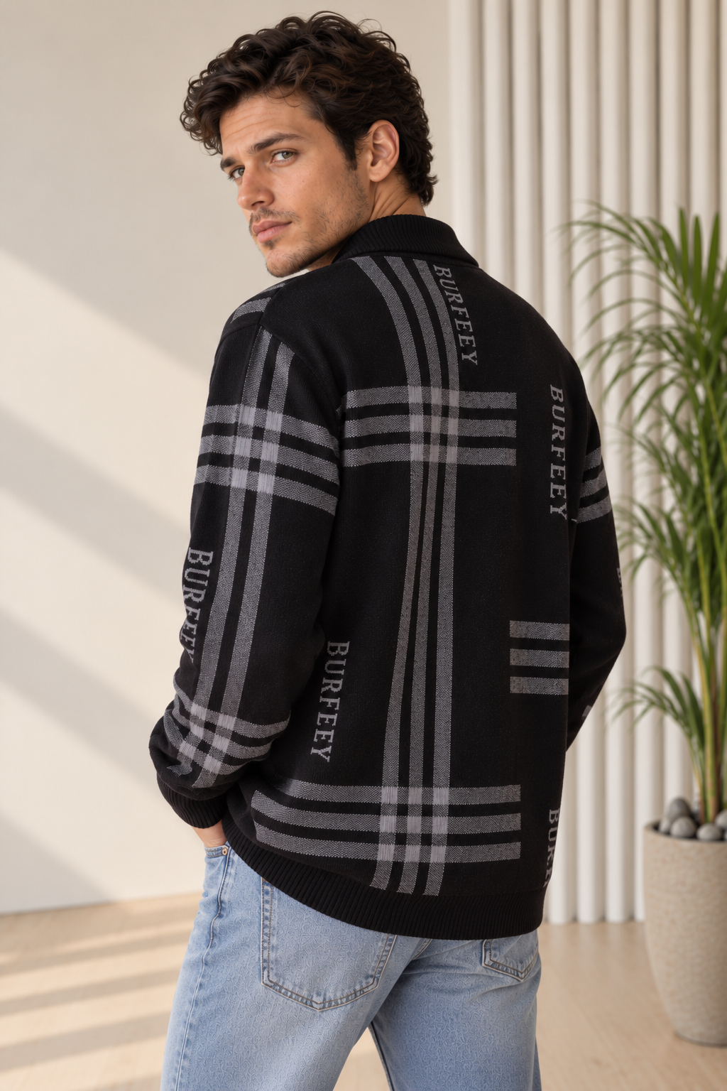 SACO TEJIDO BOTÓN 1381